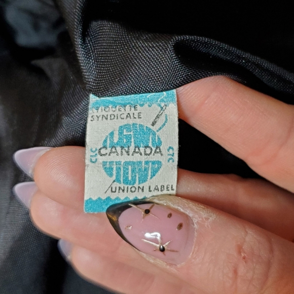 Vintage Cropped Blazer Wool-Blend Gray Tweed Equestrian Preppy Old Money Size 12 - Picture 8 of 12